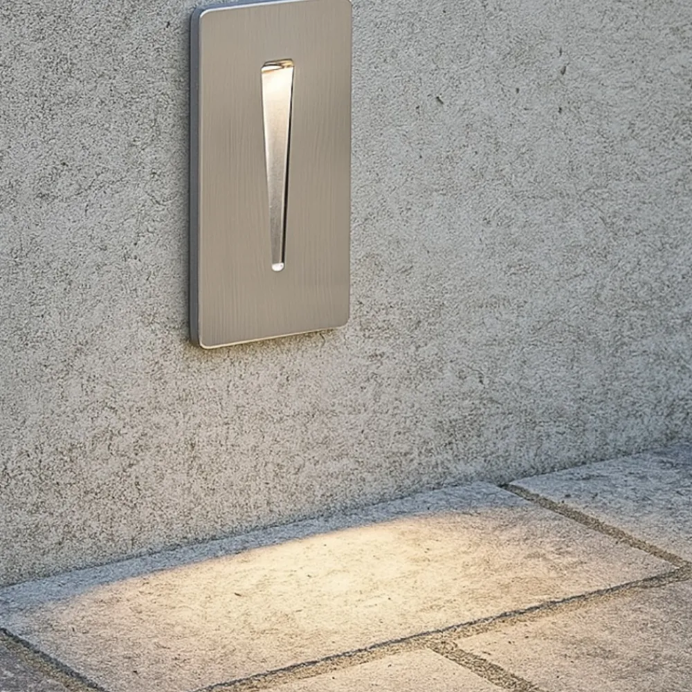 Segnapasso Led-Selezionato da Mazzolaluce Segnapasso led 3w 3000k per interno esterno da incasso grigio
