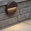 Segnapasso Led-Selezionato da Mazzolaluce Segnapasso marrone rotondo da esterno led 3w 4000k senza incasso