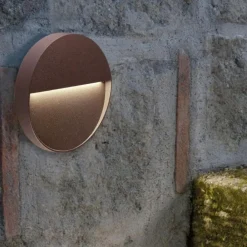Segnapasso Led-Selezionato da Mazzolaluce Segnapasso marrone rotondo da esterno led 3w 4000k senza incasso