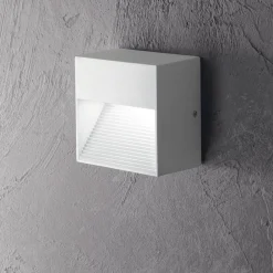Segnapasso Led-Ideal Lux Segnapasso per esterno ip44 bianco quadrato g9 220v