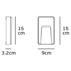 Segnapasso Led-Selezionato da Mazzolaluce Segnapasso per esterno led 3w 3000k bianco fp