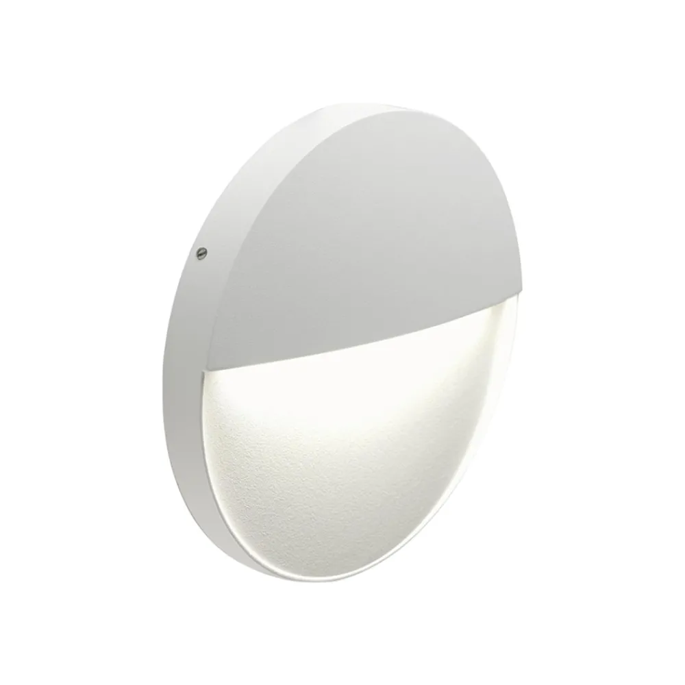 Segnapasso Led-Selezionato da Mazzolaluce Segnapasso per esterno senza incasso bianco rotondo led 3w 4000k
