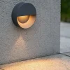 Segnapasso Led-Selezionato da Mazzolaluce Segnapasso rotondo a parete per esterno grafite led 6w 3000k