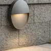 Segnapasso Led-Selezionato da Mazzolaluce Segnapasso rotondo da parete per esterni grafite led 6w 4000k