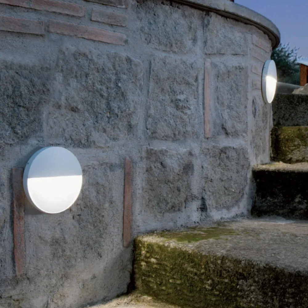 Segnapasso Led-Selezionato da Mazzolaluce Segnapasso rotondo per esterno led 3w 3000k bianco ip65