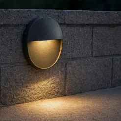 Segnapasso Led-Selezionato da Mazzolaluce Segnapasso rotondo per esterni led 3w 4000k grafite