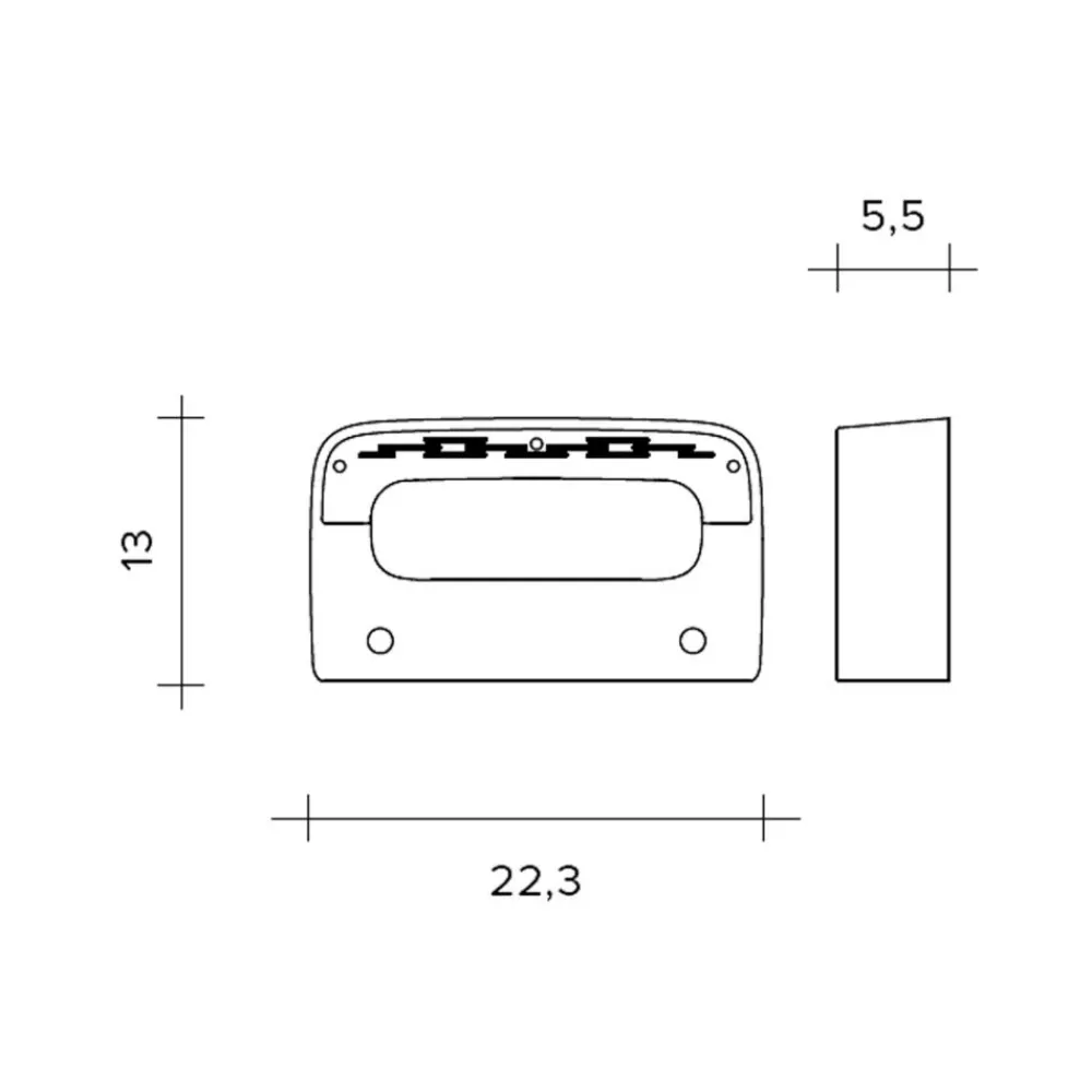 Applique Da Parete-Sforzin Illuminazione Sforzin aki applique da parete bianca led biemissione 11w 3000k