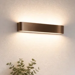 Applique Da Parete-Sforzin Illuminazione Sforzin aki applique da parete bronzo led biemissione 3000k