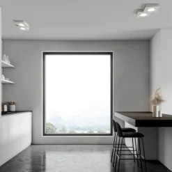 Plafoniere Moderne-Sforzin Illuminazione Sforzin anchise plafoniera da cucina design moderno