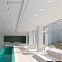 Faretti Da Incasso-Sforzin Illuminazione Sforzin doride faretto da incasso a soffitto rotondo per bagno