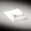 Faretti Da Incasso-Sforzin Illuminazione Sforzin filiatra faretto di gesso quadrato da incasso a soffitto