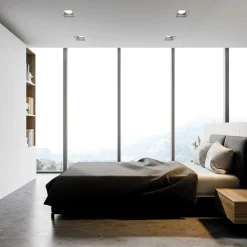 Faretti Da Incasso-Sforzin Illuminazione Sforzin filiatra faretto di gesso quadrato da incasso a soffitto
