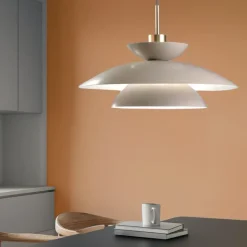 Lampadari Cucina-Miloox Sforzin kloe lampadario tortora per cucina moderna
