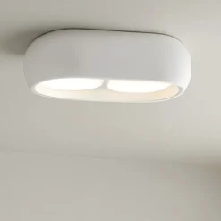 Plafoniere Moderne-Sforzin Illuminazione Sforzin mysia plafoniera da cucina colore bianco