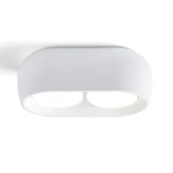Plafoniere Moderne-Sforzin Illuminazione Sforzin mysia plafoniera da cucina colore bianco