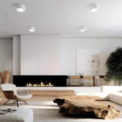 Plafoniere Moderne-Sforzin Illuminazione Sforzin mysia plafoniera da cucina colore bianco