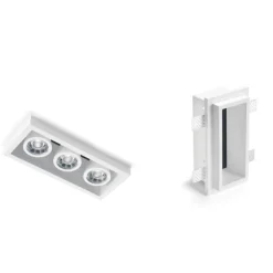 Faretti Da Incasso-Sforzin Illuminazione Sforzin olympia cestello faretto di gesso incasso per cartongesso