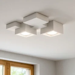 Plafoniere Moderne-Sforzin Illuminazione Sforzin side plafoniera da cucina in gesso