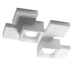 Plafoniere Moderne-Sforzin Illuminazione Sforzin side plafoniera da cucina in gesso