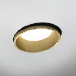 Faretti Da Incasso-Sforzin Illuminazione Sforzin thessaly faretto da incasso rotondo oro gu10