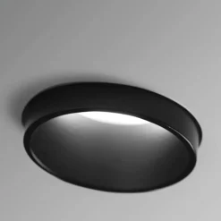 Faretti Da Incasso-Sforzin Illuminazione Sforzin thessaly faretto nero di gesso da incasso a soffitto