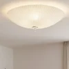 Plafoniere Moderne-Ideal Lux Shell pl4 plafoniera di vetro trasparente per salotto contemporaneo