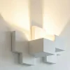Applique Da Parete-Sforzin Illuminazione Side sforzin applique design moderna bianca cubi di gesso