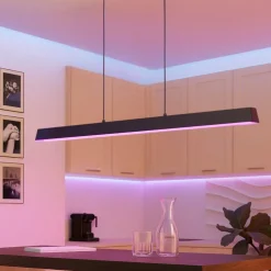 Lampadari Cucina-Eglo Simolaris z lampadario per cucina moderna led rgb 2700k a 6500k