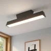 Plafoniere Moderne-Eglo Simolaris z plafoniera smart moderna rettangolare led rgb 2700k a 6500k
