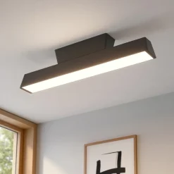 Plafoniere Moderne-Eglo Simolaris z plafoniera smart moderna rettangolare led rgb 2700k a 6500k