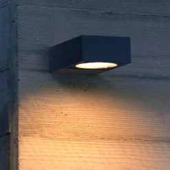 Applique Da Esterno-Ideal Lux Sirio ap1 applique da esterno nero moderna ip65