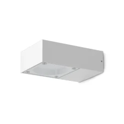 Applique Da Esterno-Ideal Lux Sirio ap1 applique da esterno bianca ip65