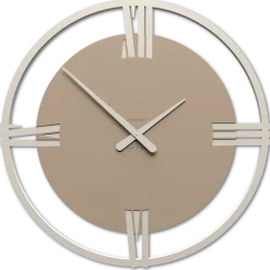 Orologi Da Parete Moderni-Selezionato da Mazzolaluce Sirio orologio da parete grande design moderno caffelatte