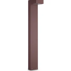 Lampioni Da Giardino-Ideal Lux Sirio pt2 lampione da giardino marrone 80cm
