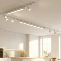 Illuminazione A Binario-Selezionato da Mazzolaluce Sistema a binario ad angolo bianco modulo led 4000k con spot