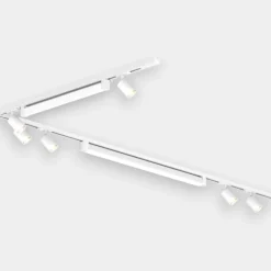Illuminazione A Binario-Selezionato da Mazzolaluce Sistema a binario ad angolo bianco modulo led 4000k con spot