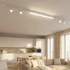 Illuminazione A Binario-Selezionato da Mazzolaluce Sistema a binario 200cm bianco led 40w 3000k con spot orientabili