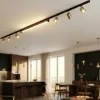 Illuminazione A Binario-Selezionato da Mazzolaluce Sistema a binario 300cm con spot monofase modulo led 40w 4000k