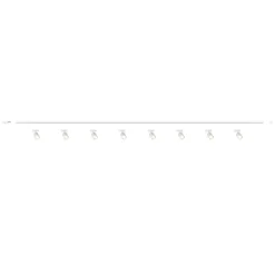 Illuminazione A Binario-Selezionato da Mazzolaluce Sistema a binario 300cm monofase bianco con 8 spot orientabili
