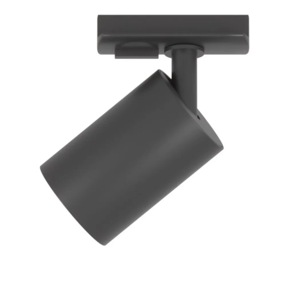 Illuminazione A Binario-Selezionato da Mazzolaluce Sistema binario 300cm ad angolo monofase nero 7 spot
