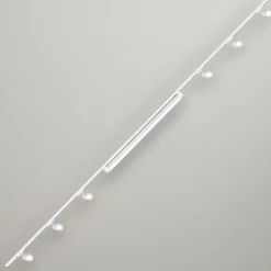 Illuminazione A Binario-Selezionato da Mazzolaluce Sistema binario 300cm bianco monofase modulo led 40w 4000k con spot