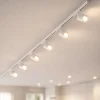 Illuminazione A Binario-Selezionato da Mazzolaluce Sistema binario 200cm bianco monofase con 6 spot orientabili