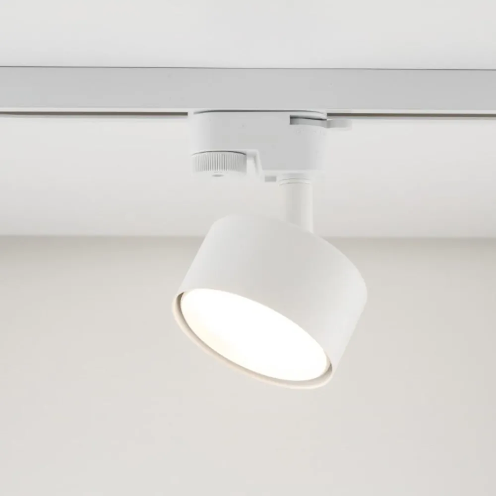 Illuminazione A Binario-Selezionato da Mazzolaluce Sistema binario trifase 100cm bianco con 4 faretti gx53 orientabili