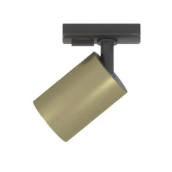 Illuminazione A Binario-Selezionato da Mazzolaluce Sistema illuminazione a binario 300cm nero con 8 spot oro