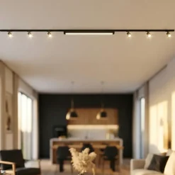 Illuminazione A Binario-Selezionato da Mazzolaluce Sistema illuminazione a binario 300cm nero oro led 40w 3000k