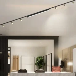 Illuminazione A Binario-Selezionato da Mazzolaluce Sistema illuminazione a binario 300cm nero oro led 40w 3000k