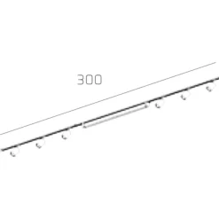Illuminazione A Binario-Selezionato da Mazzolaluce Sistema illuminazione a binario 300cm nero oro led 40w 3000k