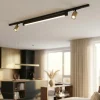 Illuminazione A Binario-Selezionato da Mazzolaluce Sistema luci a binario 100cm modulo led 28w 3000k nero oro spot orientabili