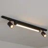 Illuminazione A Binario-Selezionato da Mazzolaluce Sistema luci a binario led 28w 4000k con spot nero monofase