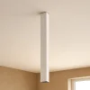 Faretti Da Soffitto-Ideal Lux Sky pl1 h75 idea lux faretto squadrato da soffitto led 5w 3000k bianco